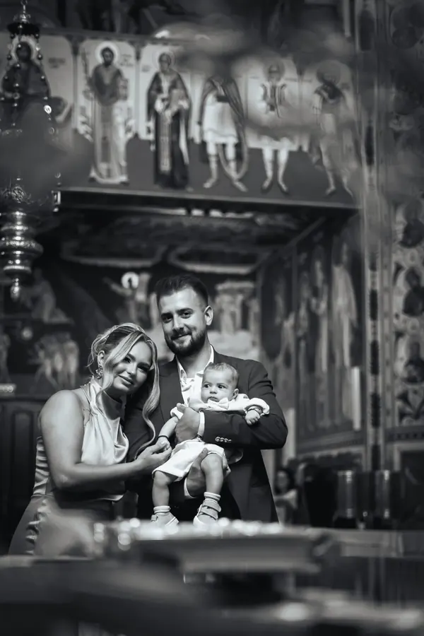 La biserică · fotograf de botez București