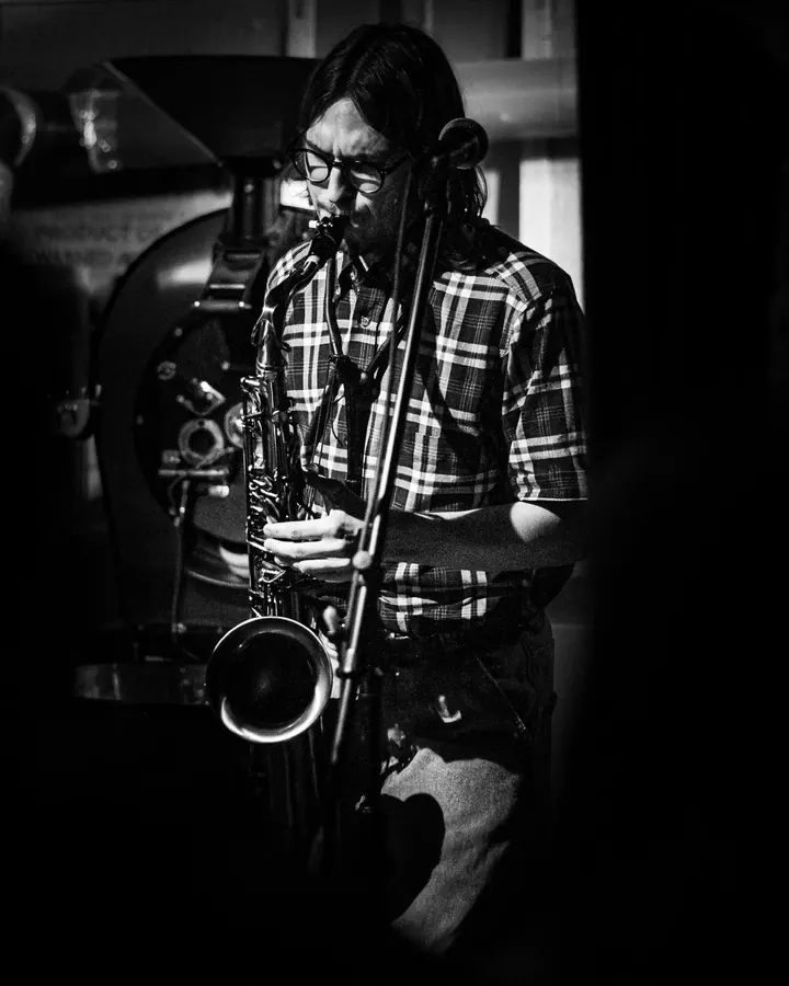 Solo de saxofon · fotograf de evenimente București